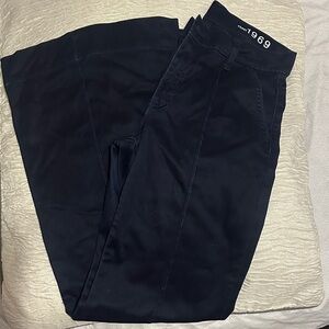 Navy blue wide leg GAP Pants